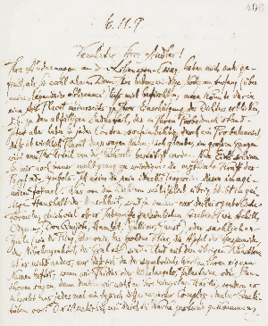 Vorschaubild von Brief an Charles Andler