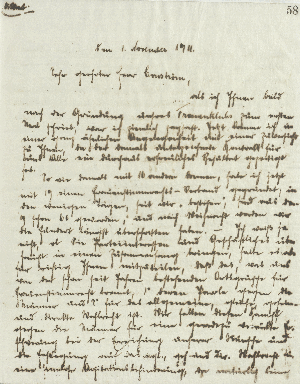 Vorschaubild von Brief an die Druckerei Conström
