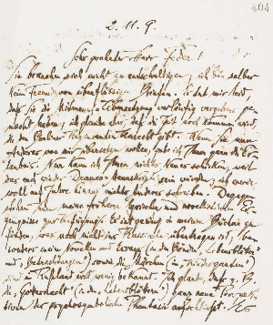 Vorschaubild von Brief an Gregor Feder