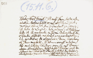 Vorschaubild von Brief an Rudolf Frank