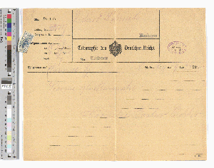 Vorschaubild von Telegramm an Richard Dehmel