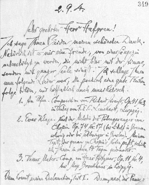 Vorschaubild von Brief an Lill E. Hafgren
