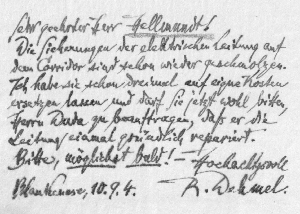 Vorschaubild von Brief an Johann Hellmundt