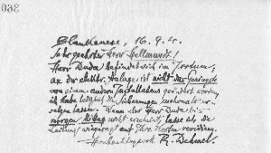 Vorschaubild von Brief an Johann Hellmundt