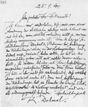 Vorschaubild von Brief an Johann Hellmundt