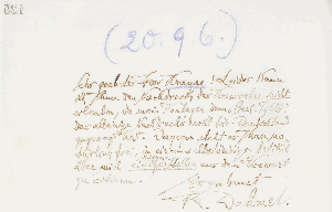 Vorschaubild von Brief an Emil Krause