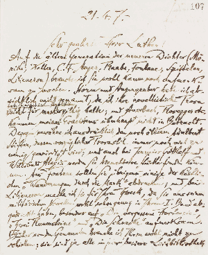 Vorschaubild von Brief an Paul Luther