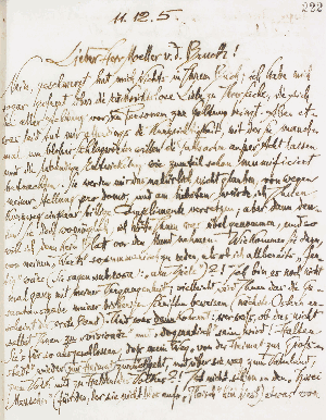 Vorschaubild von Brief an Arthur Moeller van den Bruck