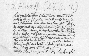 Vorschaubild von Brief an J. J. Raaff