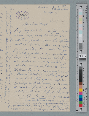 Vorschaubild von Brief an Emil Litten