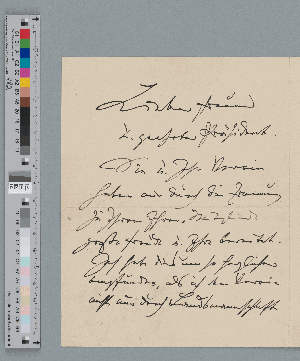 Vorschaubild von Brief an Julius Spengel