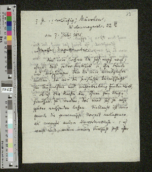 Vorschaubild von Brief an Ernst Fuhrmann
