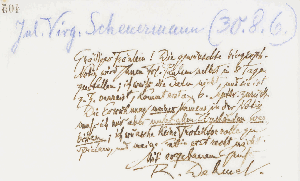 Vorschaubild von Brief an Julia Virginia Scheuermann