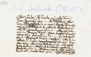 Vorschaubild von Brief an Carl Ludwig Schleich