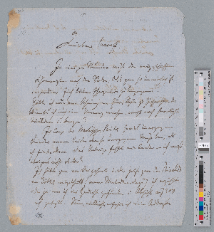Vorschaubild von Brief an Joseph Joachim