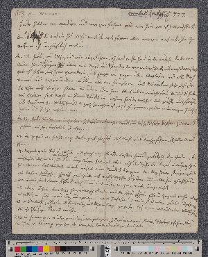 Vorschaubild von Brief an Johann Georg Hamann