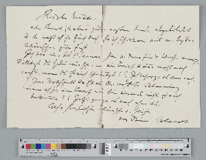 Vorschaubild von Brief an Caroline Brahms