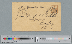 Vorschaubild von Postkarte an Fritz Schnack