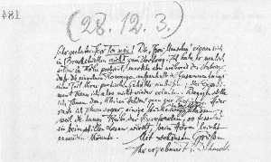 Vorschaubild von Brief an Adolph Tormin