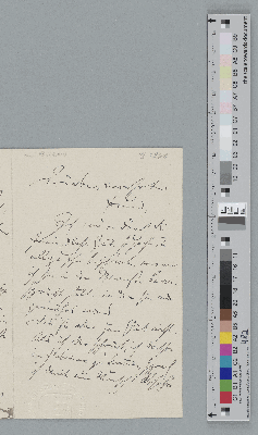 Vorschaubild von Brief an Hans von Bülow