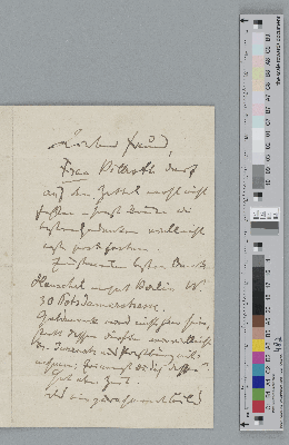 Vorschaubild von Brief an Arthur und/oder Bertha Faber