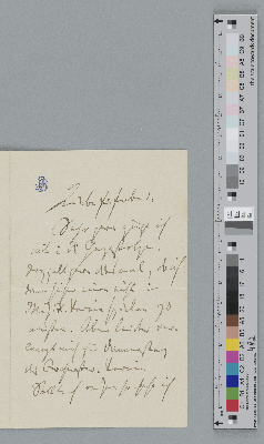 Vorschaubild von Brief an Bertha Faber