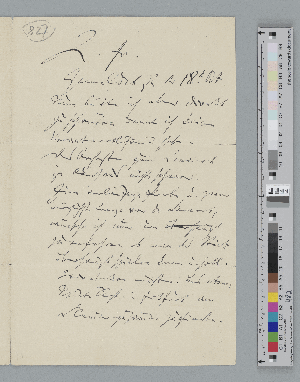 Vorschaubild von Brief an Franz Wüllner