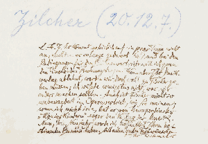 Vorschaubild von Brief an Hermann Zilcher