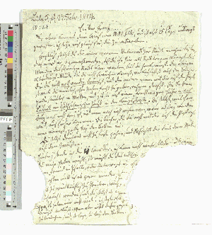Vorschaubild von Brief an Franz Claudius in Pforta