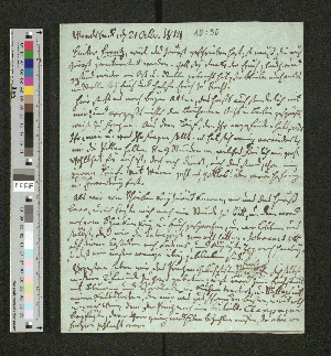 Vorschaubild von Brief an Franz Claudius in Berlin