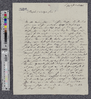 Vorschaubild von Brief an Friedrich Gottlieb Klopstock