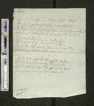 Vorschaubild von Gedicht eines Claudius-Sohnes (Franz?) an seine Mutter Rebecca zu ihrem Hochzeitstag am 15.03.1809, zugleich Abschiedsgedicht