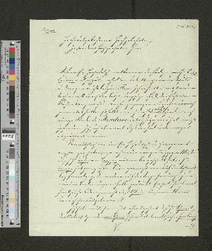 Vorschaubild von Brief an Friedrich von Hagedorn