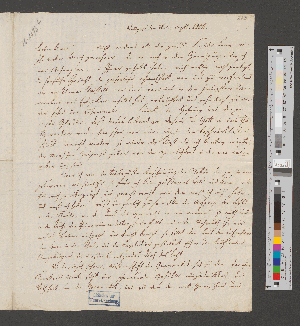 Vorschaubild von Abschrift des Briefanfanges an Hermann Baier
