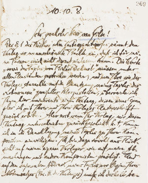 Vorschaubild von Brief an Jan van Gilse