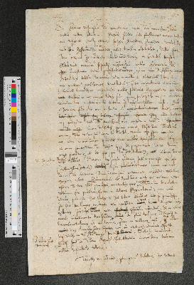 Vorschaubild von Brief an [Johann Adolf Tassius in Wolfenbüttel]