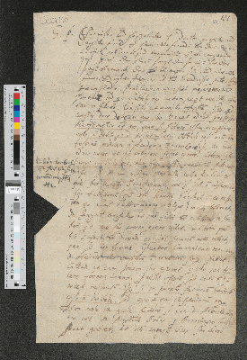 Vorschaubild von Brief von Johannes Quistorp d.Ä. an Hermann Westhoff