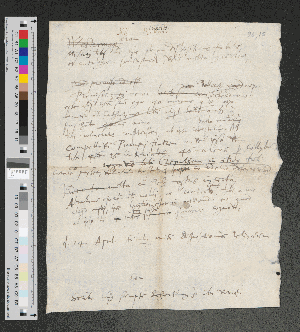 Vorschaubild von Brief an Reinhold Blome [in Leiden]