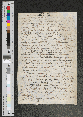 Vorschaubild von Brief an Paul Marquard Schlegel [in Jena]