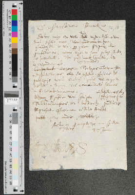 Vorschaubild von Brief an Christian Buncke [in Helmstedt]