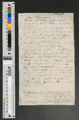 Vorschaubild von Brief an [Bernhard] Varenius in Königsberg
