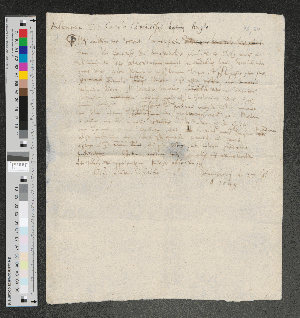 Vorschaubild von Brief an Charles Cavendish