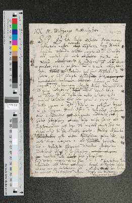 Vorschaubild von Brief an Wolfgang Matthaeus Chytraeus in Leipzig