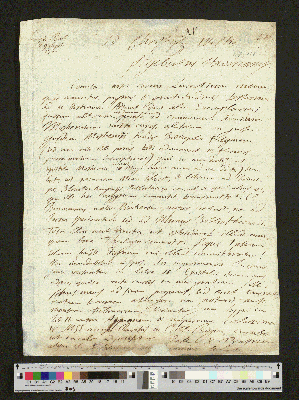 Vorschaubild von Brief an Johann Christoph Wolf