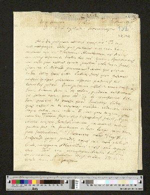 Vorschaubild von Brief an Johann Christoph Wolf