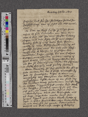 Vorschaubild von Brief an Georg Johann Daniel Poelchau
