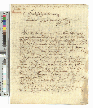Vorschaubild von Brief an Johann Richey