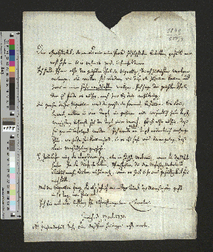 Vorschaubild von Brief an den Buchhändler Reich