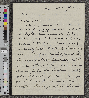 Vorschaubild von Brief an Otto Brahm