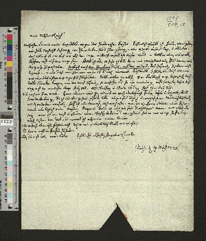 Vorschaubild von Brief an Philipp Erasmus Reich
